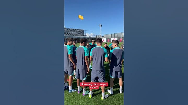 How many claps can you count?🤔 #football #barcelona #short #comedy