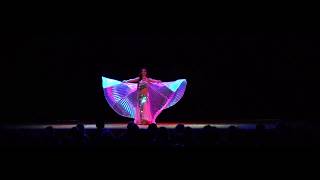 Vanessa Azevedo - Led Isis Wings & Drum Solo - Dance Magic 2020