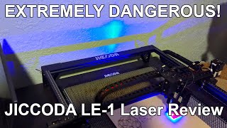 The most dangerous laser Ive seen - JICCODA LE-1 10W Laser Engraver Review