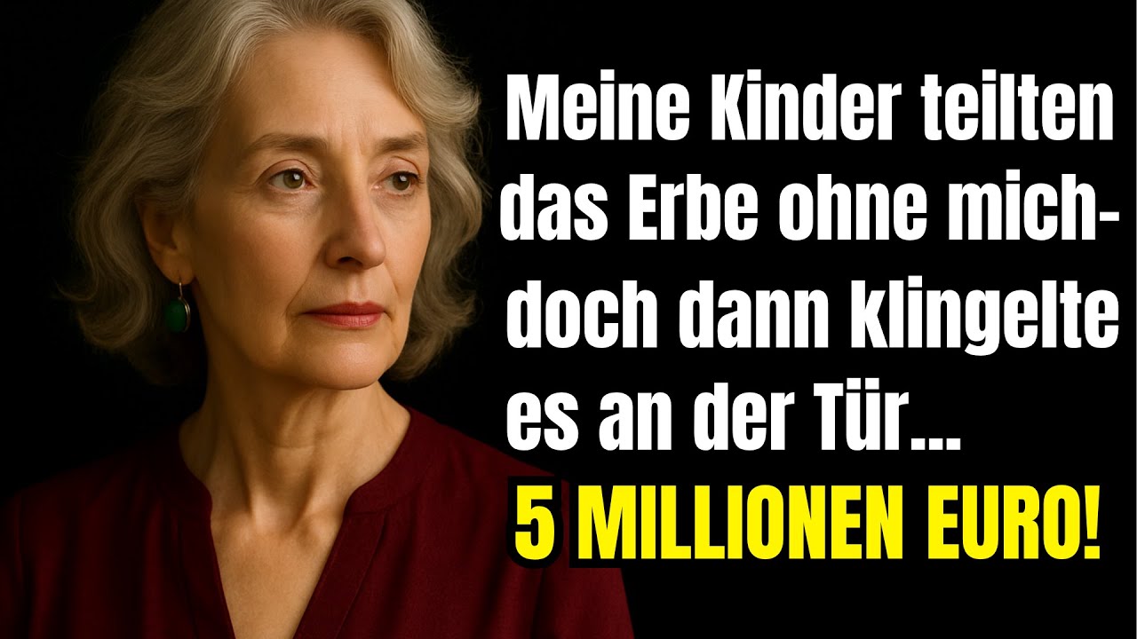 Meine Kinder teilten das Erbe ohne mich – doch dann klingelte es an der Tür...