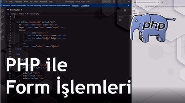 PHP ile Form Gönderme İşlemleri - POST ve GET Methodu