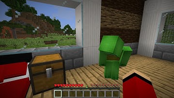 JJ and Mikey Got Scary Labubu Monsters on a Hidden Camera in Minecraft - Maizen