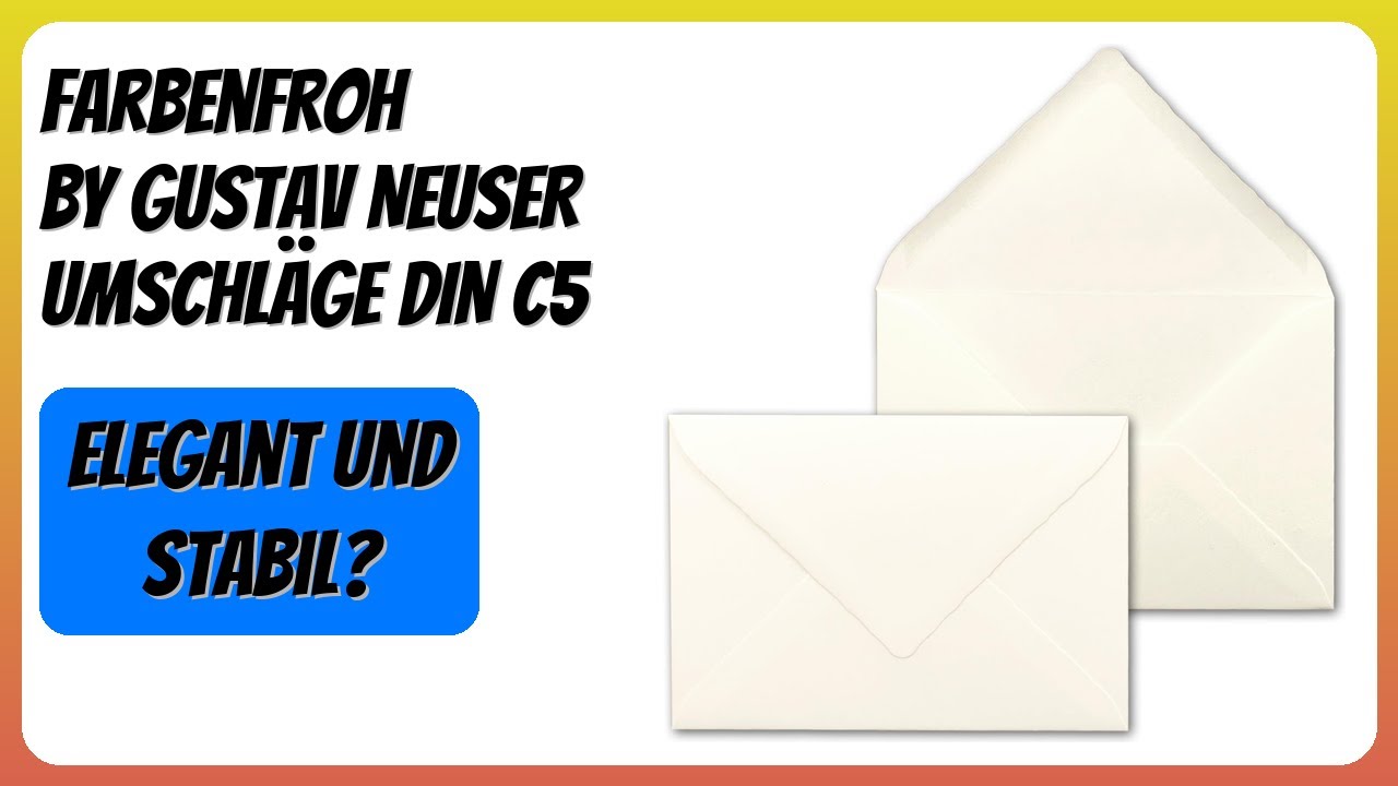 Neuser FarbenFroh Enveloppes C5 Rouge 229x154mm - Lot De 50 Enveloppes Colorées à Colle Humide
