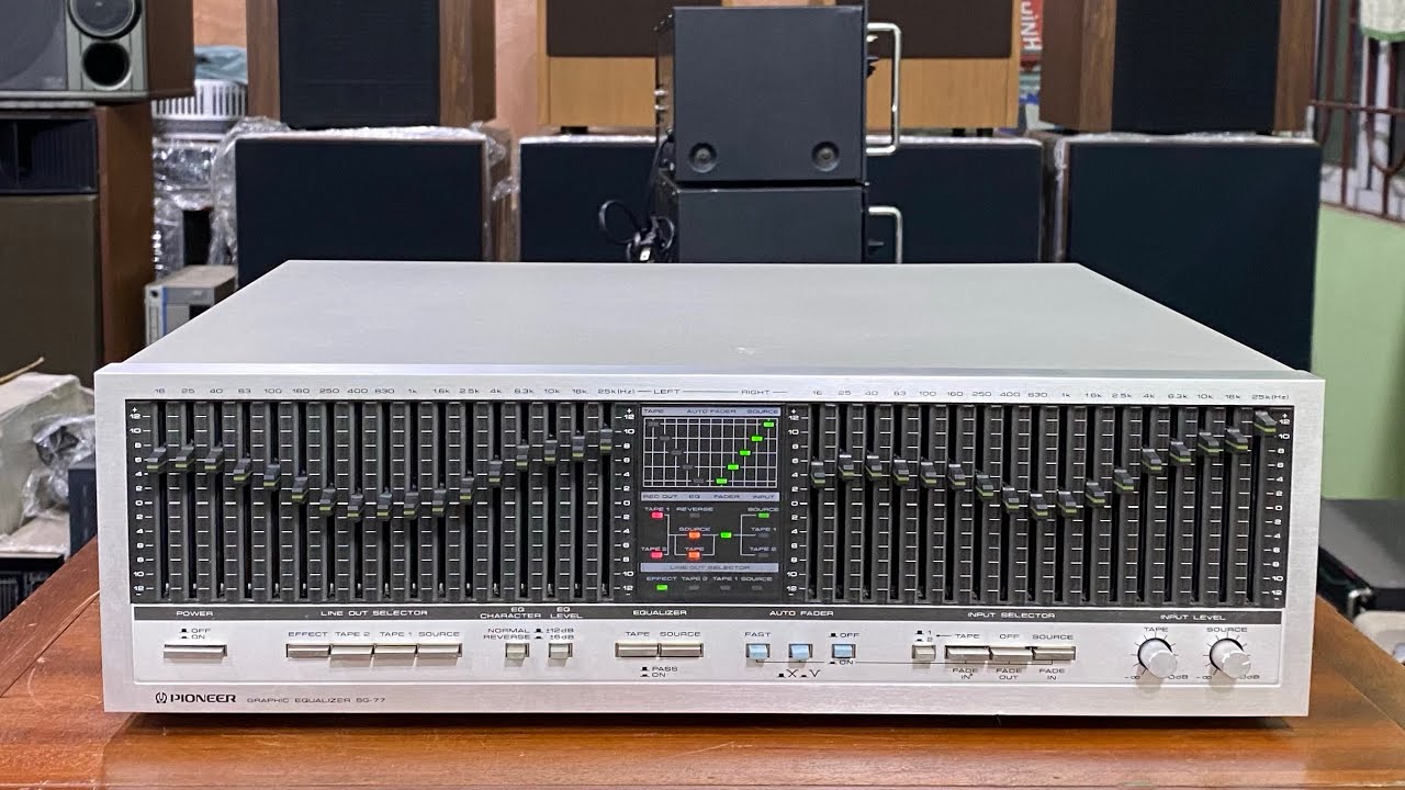 Pioneer パイオニア グラフィックイコライザー sg-77 名機 着よ レトロ