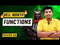 Hell month  functions full marathon concepts  practice