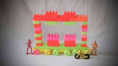 6 Minutes Satisfying With Unboxing Building Blocks Petrol Pump | Tiny Cute Blocks Set Toys Review