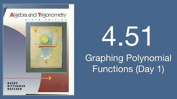 Alg2H 4.51 Graphing Polynomial Functions (Day 1)