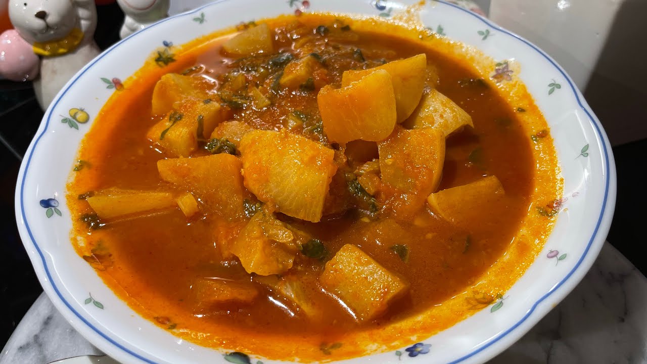 مرق اللفت او مايسمى شلغم مع الرز على طريقة الشيف عامر 