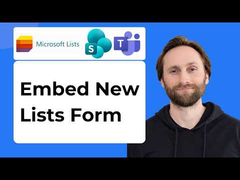 How to Embed the New Microsoft Lists Form in SharePoint Pages or Teams Tab [2026 Guide]