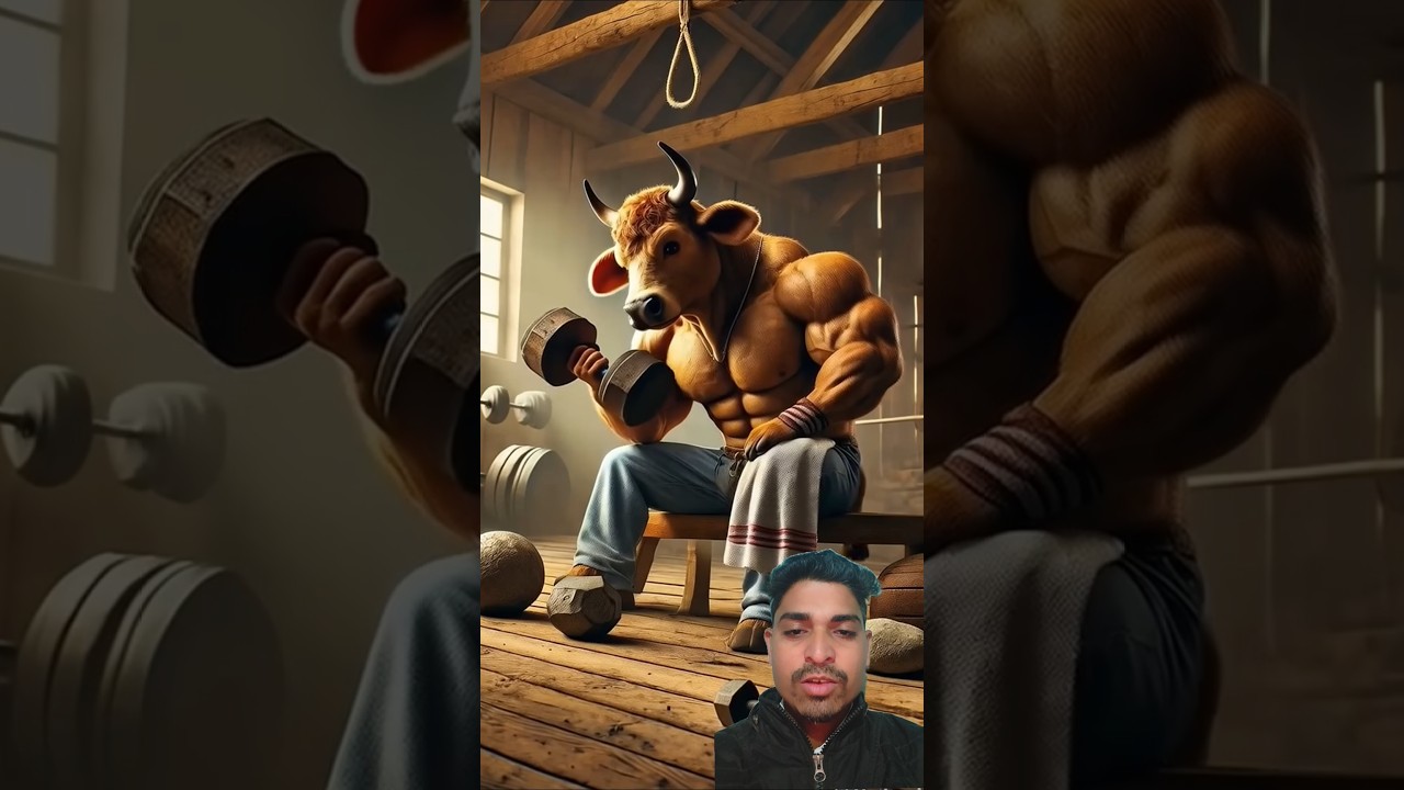 beautiful story of a cow  and buffalo  