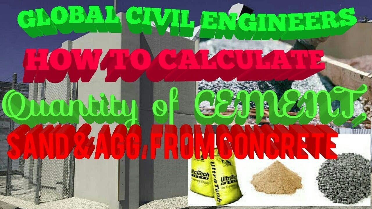 Easy way to Calculate Quantity of Materials i.e., Cement ,Sand & Aggregate for any Grade of Concrete