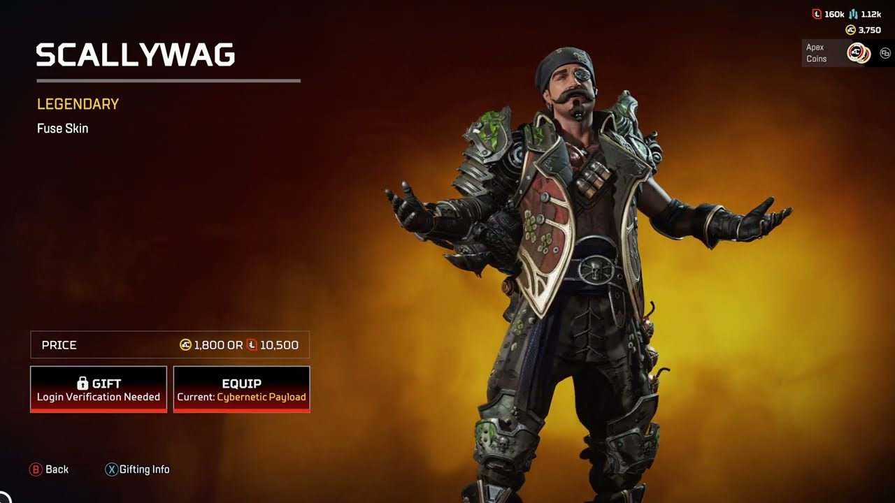 Recolor for Fuse (Scallywag), S15 Store Update. [Apex Legends - Highlight - Feb.23]