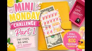 Cash Stuffing Small Savings Challenges  | Low Income Budgeting | Mini Monday Part 1 screenshot 2