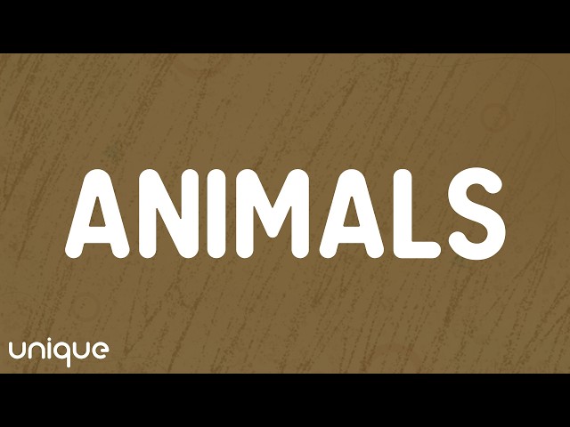 Maroon 5 - Animals (Lyrics)