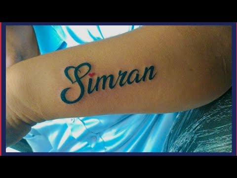 simran nametattoo simran name tattoo call whtsapp 09899473688  Name  tattoo on hand Hand tattoos Name tattoo