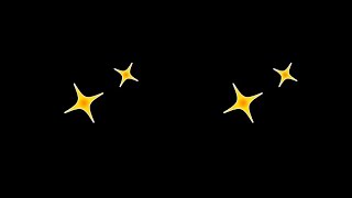 Twinkling Yellow Star  (Transparent GIF)