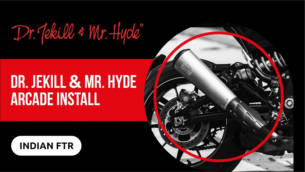 Dr. Jekill and Mr. Hyde Indian FTR Arcade exhaust installation video