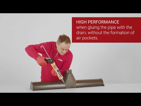 Силіконовий герметик Lamiera  нейтрального затвердіння, спеціально призначений для робіт з жерстяної покрівлі., видео 1