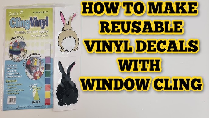 How to use Cricut Window Cling – Avanti Morocha