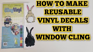 Window cling using removable vinyl (question in comments) : r/cricut