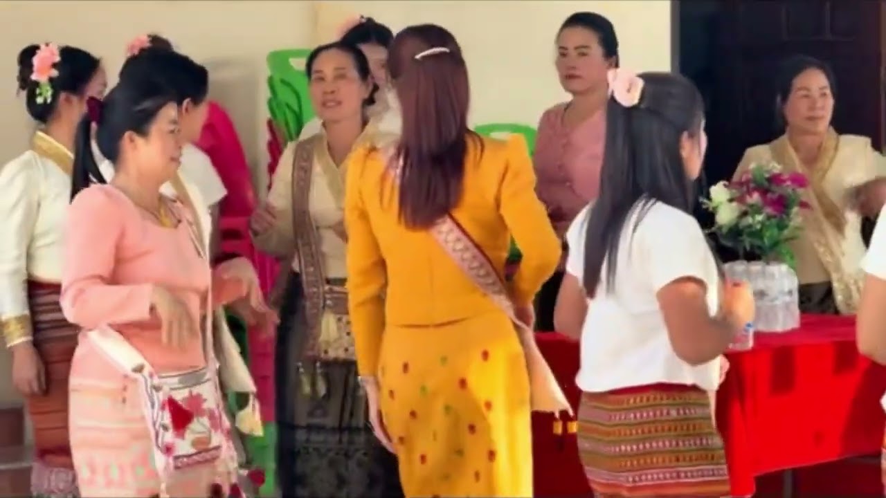 รำวงเชียงตุง 2026 สาวรำวงบ้านเดื่อลอ รำที่กาดเต่า  คลิปบางส่วน