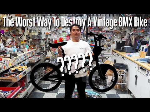 Restored It Just to Destroy It – The Worst Thing To Do To A Vintage BMX