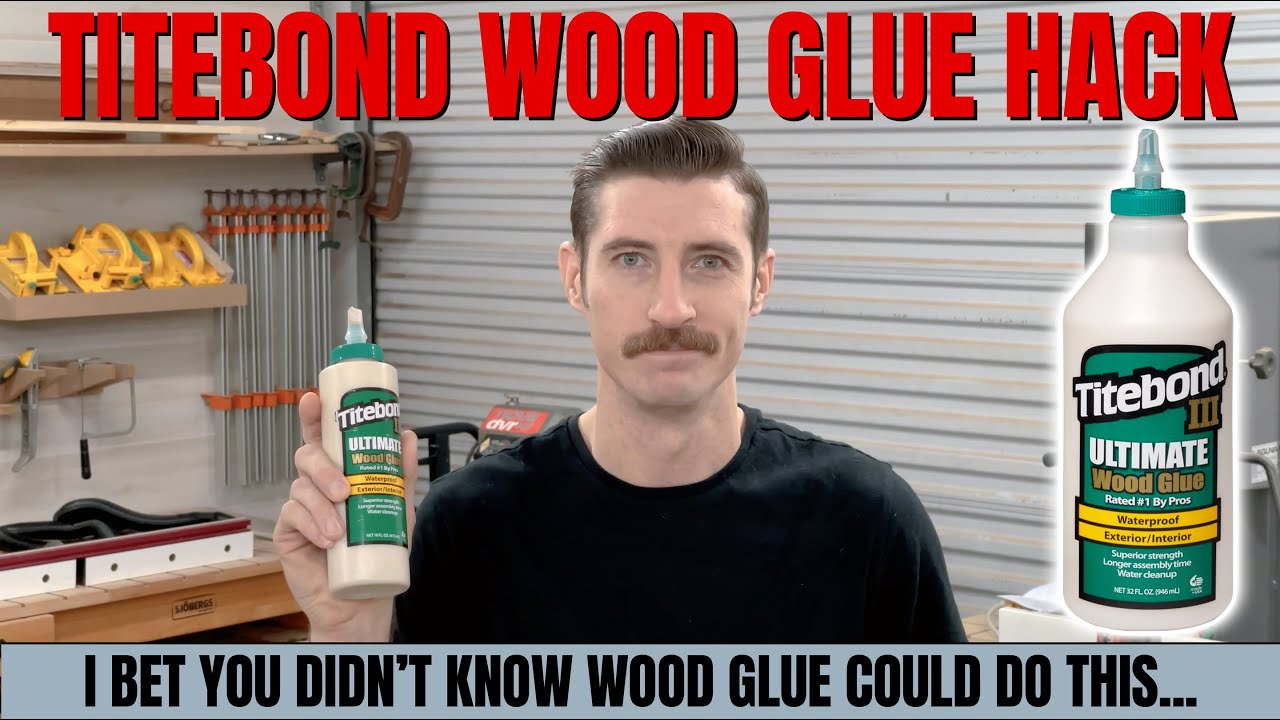 Titebond III Trick - Did you know wood glue could do this? 