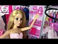 Barbie Rapunzel Pink Bedroom  Cinderella  🤗Bedroom Morning Routine Pink Bedroom💖