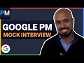 "YouTube Shares Are Up. What Will You Do?" | Google PM Mock Interview