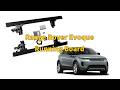 Electric side steps for Range Rover Evoque with sleek minimalist design.