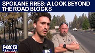 Spokane fires: A look beyond the road blocks into destroyed neighborhoods