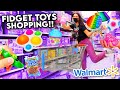 Fidget Toys Shopping At Walmart + Store Bought Slime Shopping