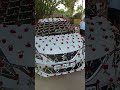 Car Decoration With Rose Flower क र क ग ल ब क फ ल स सज वट 
