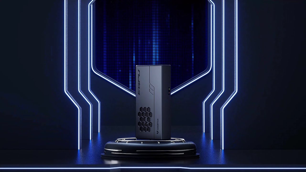 AOOSTAR XG 76XT/76M EGPU Expansion Card, 8 GB GDDR6 RDNA3 Architecture, Oculink+USB4