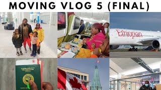 MOVING VLOG 5 | FROM NIGERIA 🇳🇬 TO CANADA 🇨🇦 ✈️AS PERMANENT RESIDENT| TRAVEL DAY | AIRPORT CHECK IN.