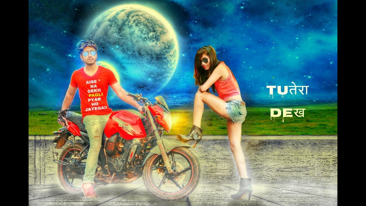 PicsArt lover bike and attitude girl / PicsArt editing tutorial / PicsArt  manipulation - YouTube