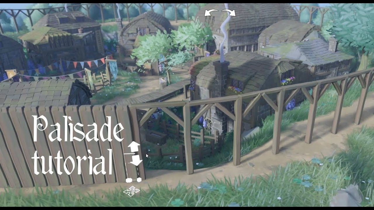 1min Palisade Tutorial - Tiny Glade Tips - YouTube