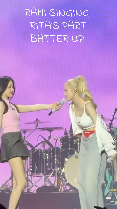 YG took Rami’s part away. Pharita gave Rami hers. Batter Up Remix Encore LA Concert. #shorts #rami