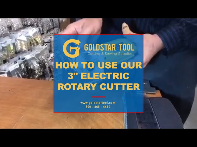 Using a Electric Rotary Cutter - Home Sewing Depot 