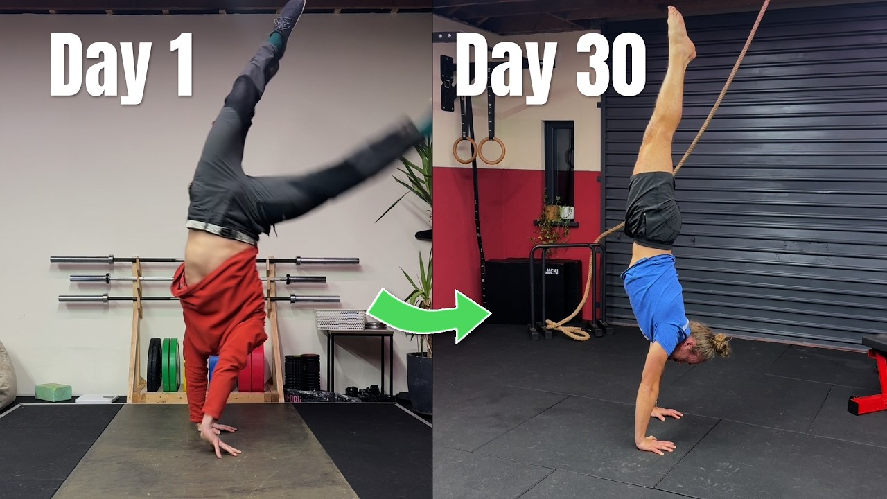 I Tried Handstands Every Day For 30 days...here's what happened