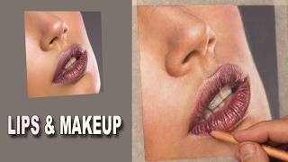 Pastel Pencils: Draw Realistic Lipstick & Make Up in 3 EASY Steps