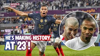 How Mbappé is already making history in WC?