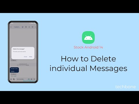 How to Delete individual Messages [Android 14]