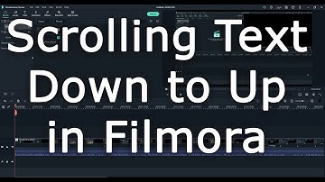 Mastering Scroll Text Effects: How to Create Upward Motion in Filmora