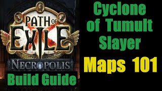 Cyclone Slayer Build Guide Levels 74-75 Super Detailed New Player-Path of Exile Necropolis PoE 3.24