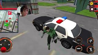 Green Spider Rope Hero Man 3D | Android Gameplay screenshot 1