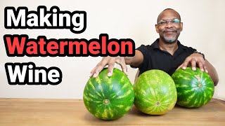 Making Watermelon Wine: 1 Gallon