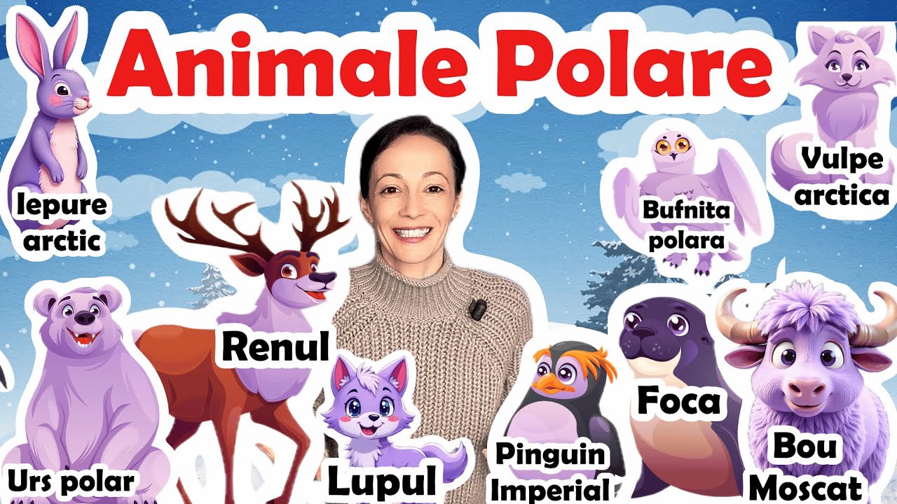 Animale Polare pentru Copii - Cantece pentru copii - Clipuri educationale #pentrucopii #educative