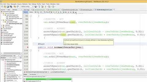 Test Driven Design 5 - Howest Brugge Toegepaste Informatica SSE Java