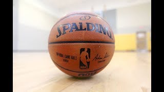 Top 10 NBA Basketball [2018]: Spalding NBA Replica Indoor/Outdoor Game Ball, Orange, Size